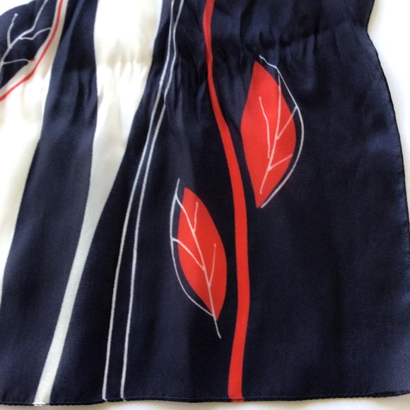 SYMPHONY DAISY PRINT ITALIAN SCARF VINTAGE - Picture 7 of 10